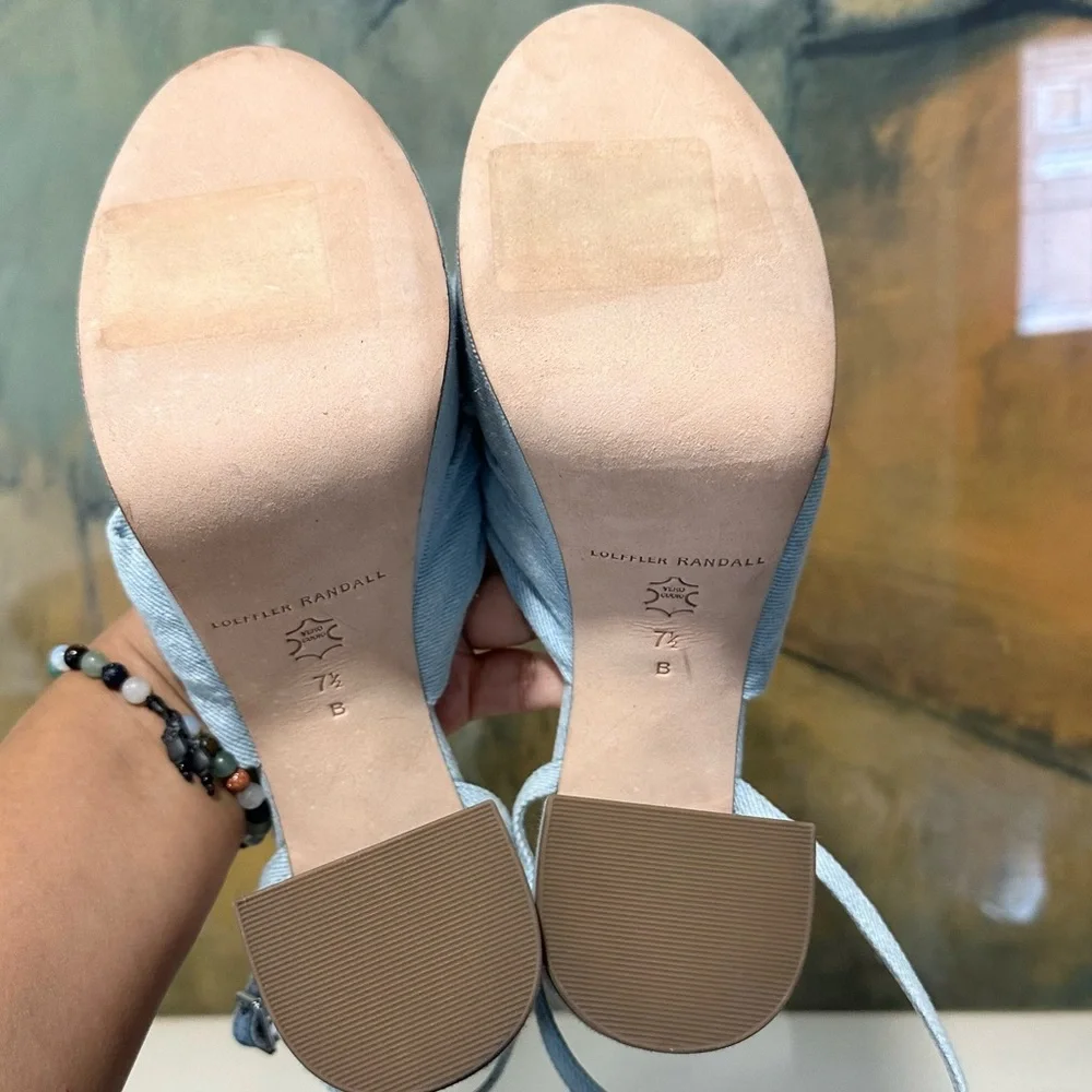 🌹LOEFFLER RANDALL🌹 Roz 120MM Knot Platform Sandals Size: 7.5